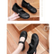 Scarpe anti-slip per ragazze Scarpe scolastiche Uniforme Scarpe di primo strato di pelle reale 2023 personalizzazione