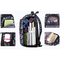 Galaxy Luminous Safety Classic Cartoon Canvas School Backpack Shoulder Laptop Bag