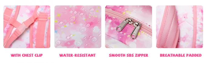 Zaino scolastico per bambini in poliestere Borsa scolastica sirena Set in tre pezzi 1