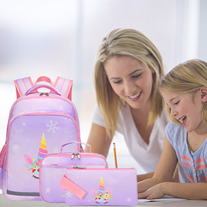 Girls school backpack  Girls Unicorn Backpack unicorn school bag unicorn backpack 